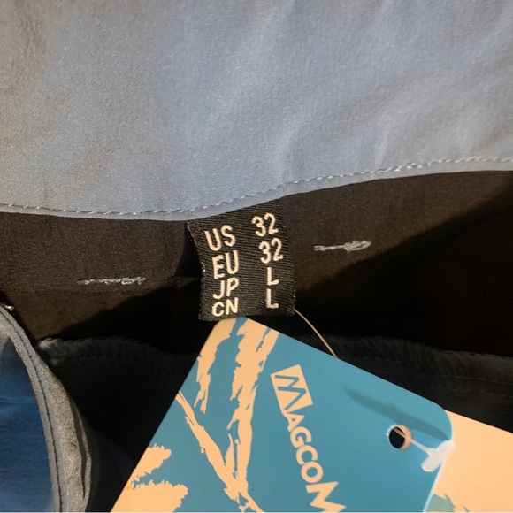 MagcoMsen Outdoor Sport Shorts 32” 5 pockets, belt loops, Blue - Picture 7 of 7